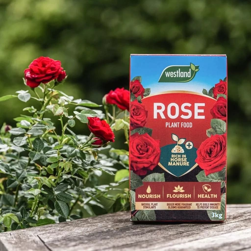 Rose Plants Feeding Bundle Horse Manure 3kg & Rose Feed Liquid 1L