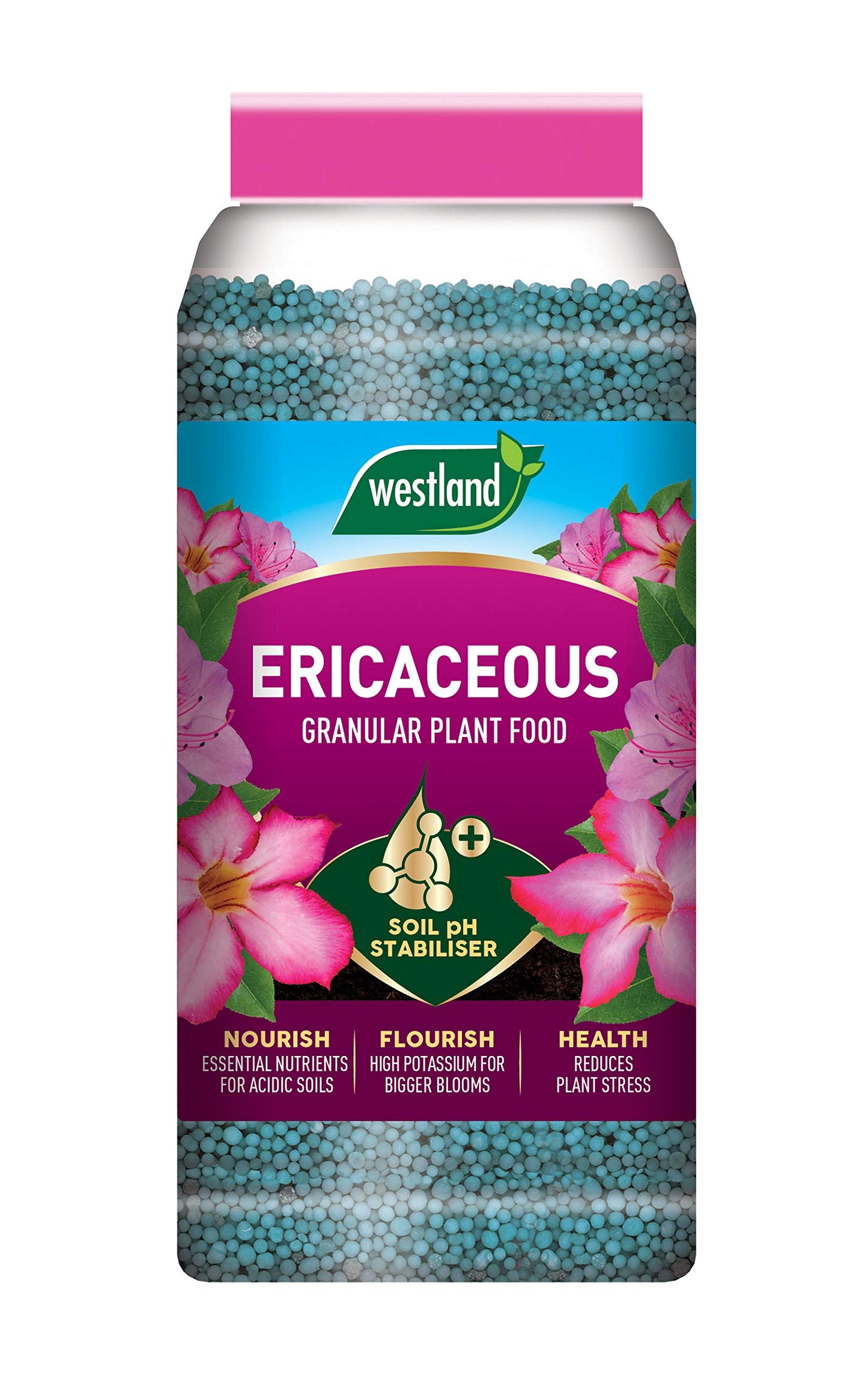 Westland Ericaceous Plant Food Granules Jar 900 g, Green