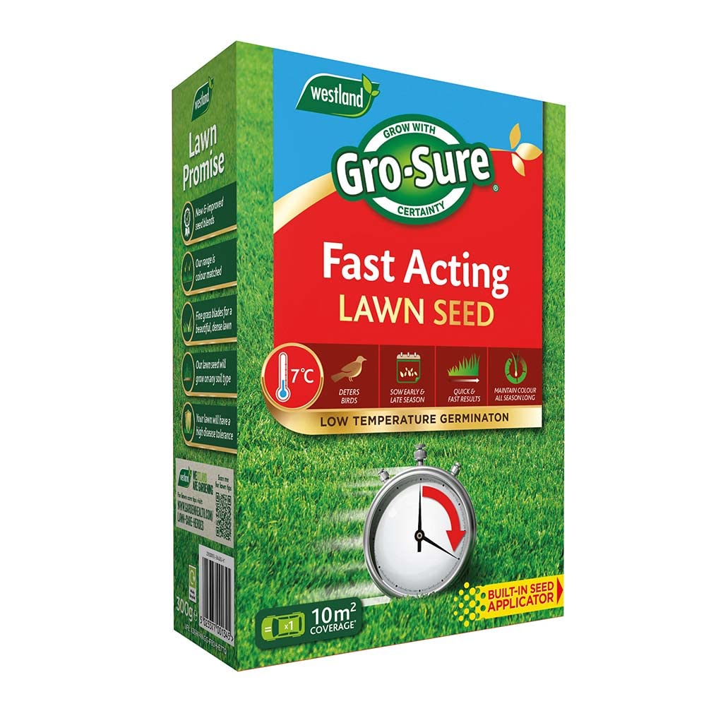 Gro-Sure Fast Acting Lawn Seed 10m²