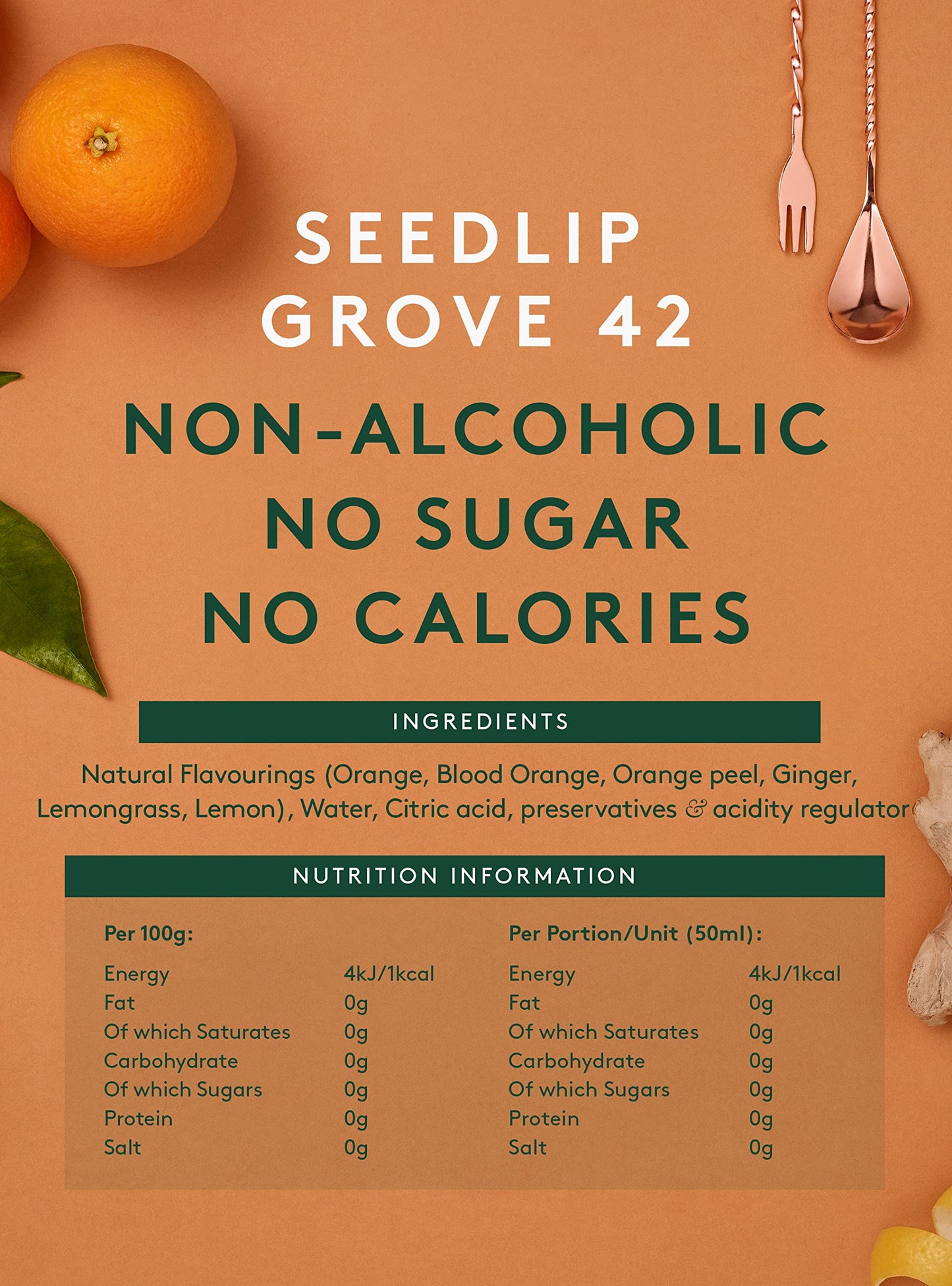 Seedlip Grove 42 Non-Alcoholic Spirit 70cl