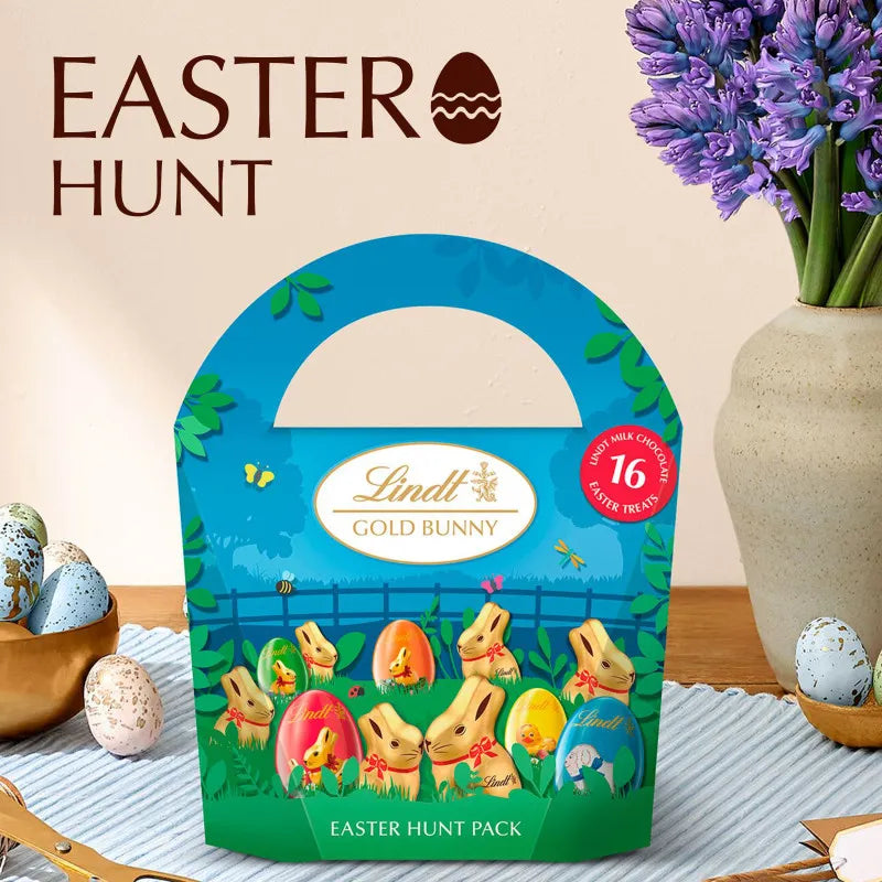 Lindt LINDOR Easter Eggs & Bunnies Hunt Pack β 160g