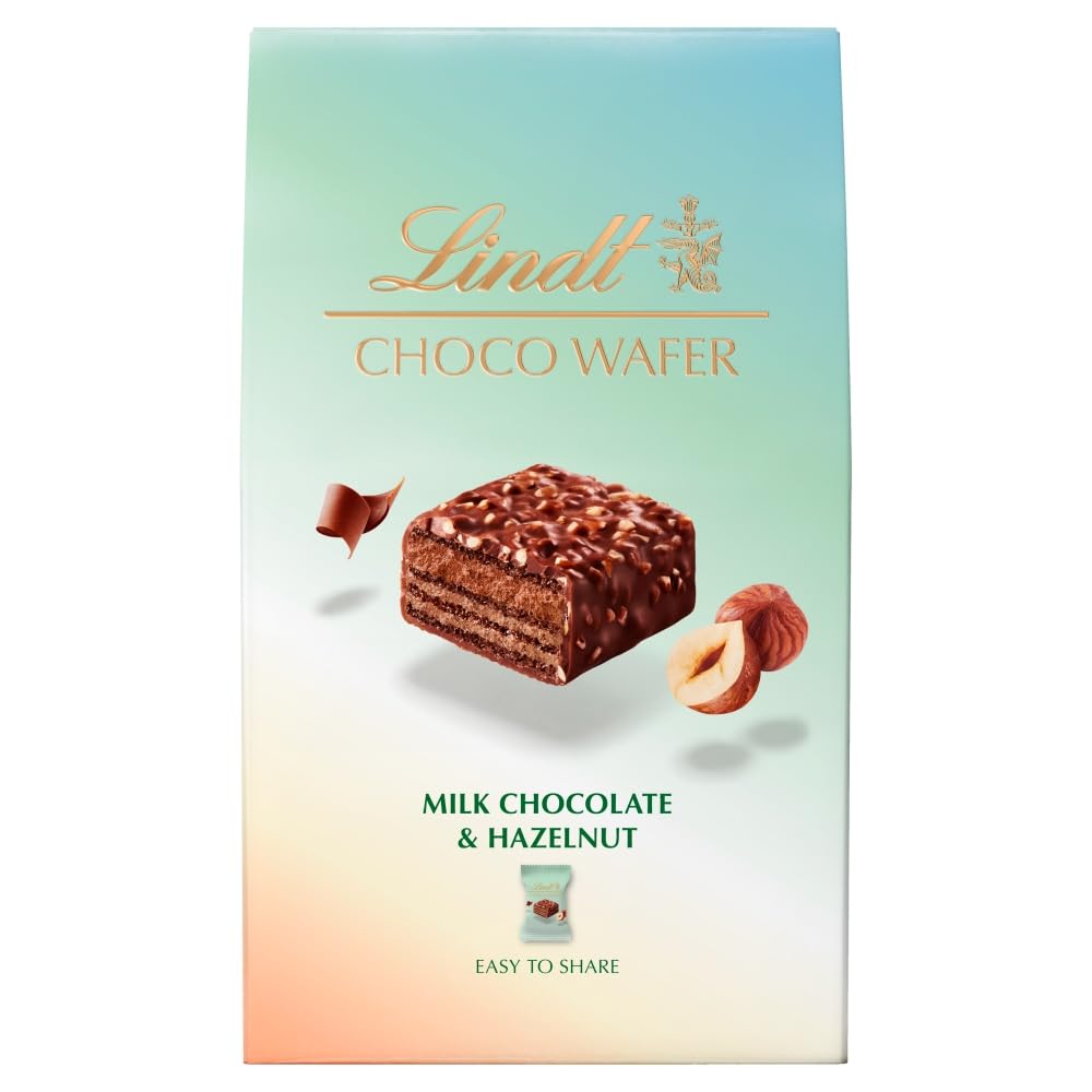 Lindt Choco Wafer Milk Chocolate & Hazelnut Box