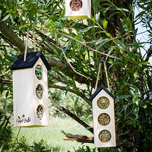 Bird Food Feeder Chalet with Sunflower & Peanuts 4 Season