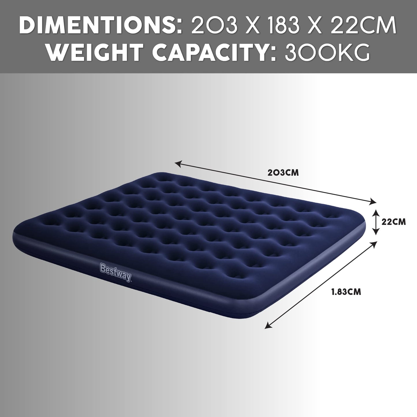 Bestway Single Airbed Inflatable Air Mattress