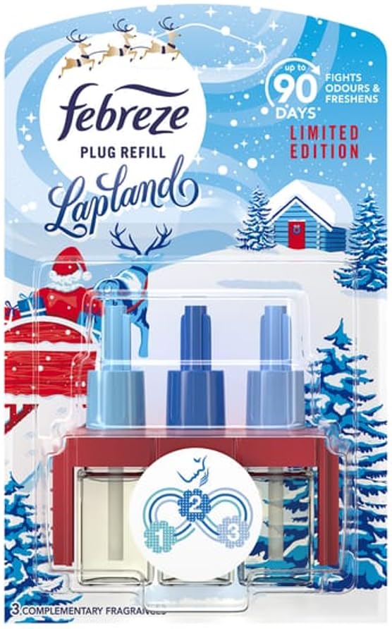3volution Plug-In Air Freshener Diffuser with Refills Lapland & Spiced Apple 20ml