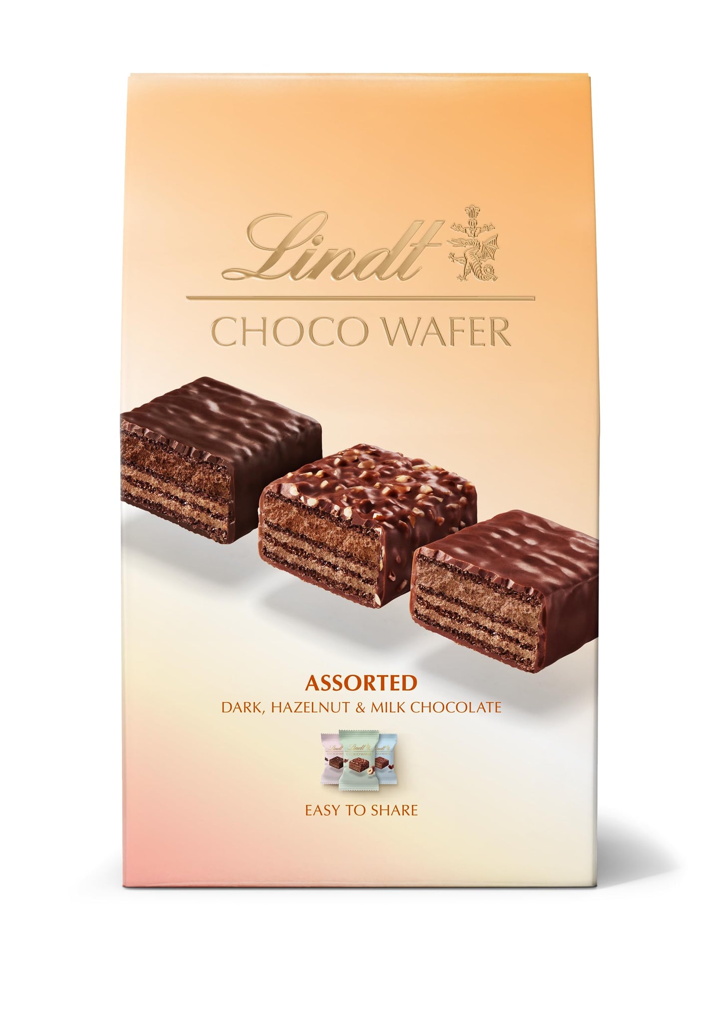 Lindt Choco Wafer Milk Chocolate & Hazelnut Box