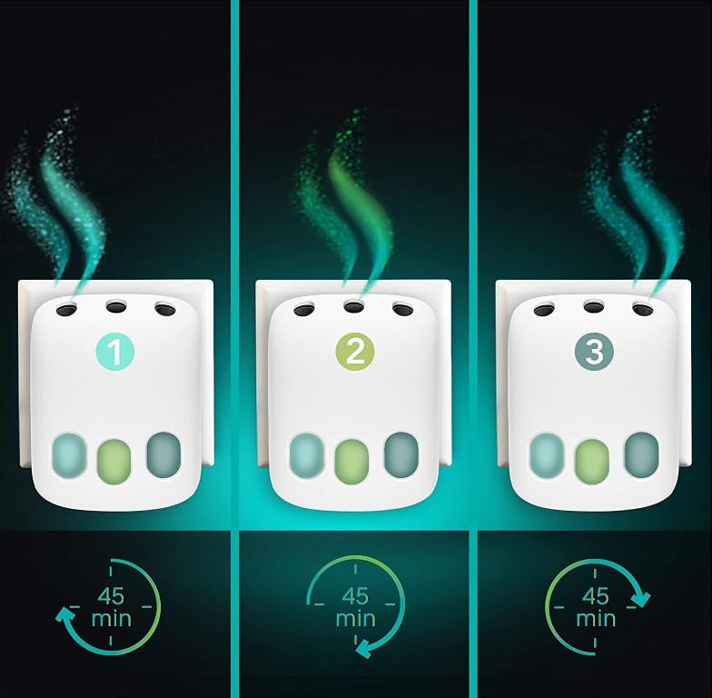 3volution Plug-In Air Freshener Diffuser with Refills Lapland & Spiced Apple 20ml