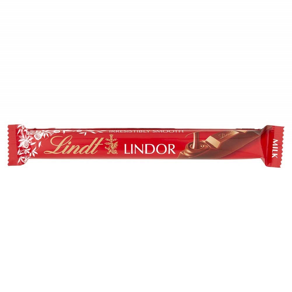 Lindt Lindor Milk Chocolate Bars 38g Pack of 24