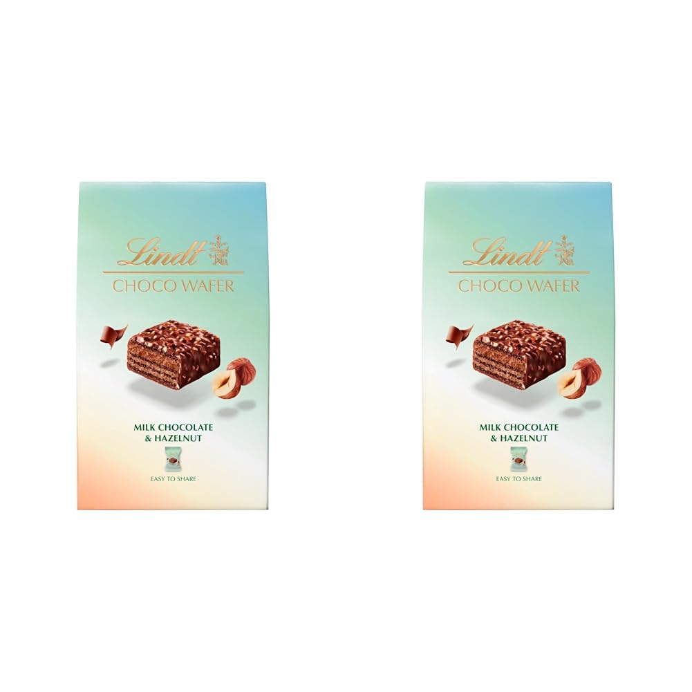 Lindt Choco Wafer Milk Chocolate & Hazelnut Box