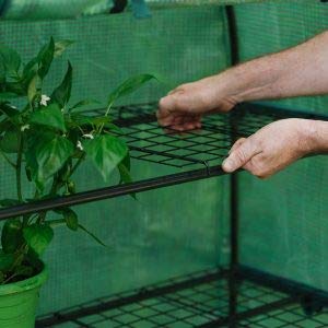 Gardman 8744 Grow It Premium 4 Tier Extra Wide Growhouse, Brown