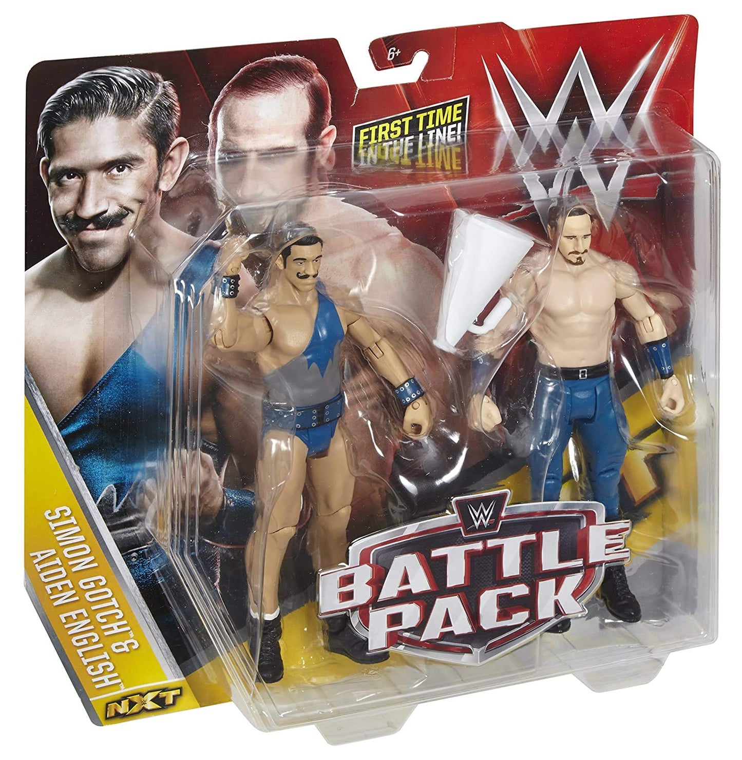 WWE Universe DJR95 Series 41 Battle Pack 2 Figures the Vaude Villains Simon Gotch and Aiden English