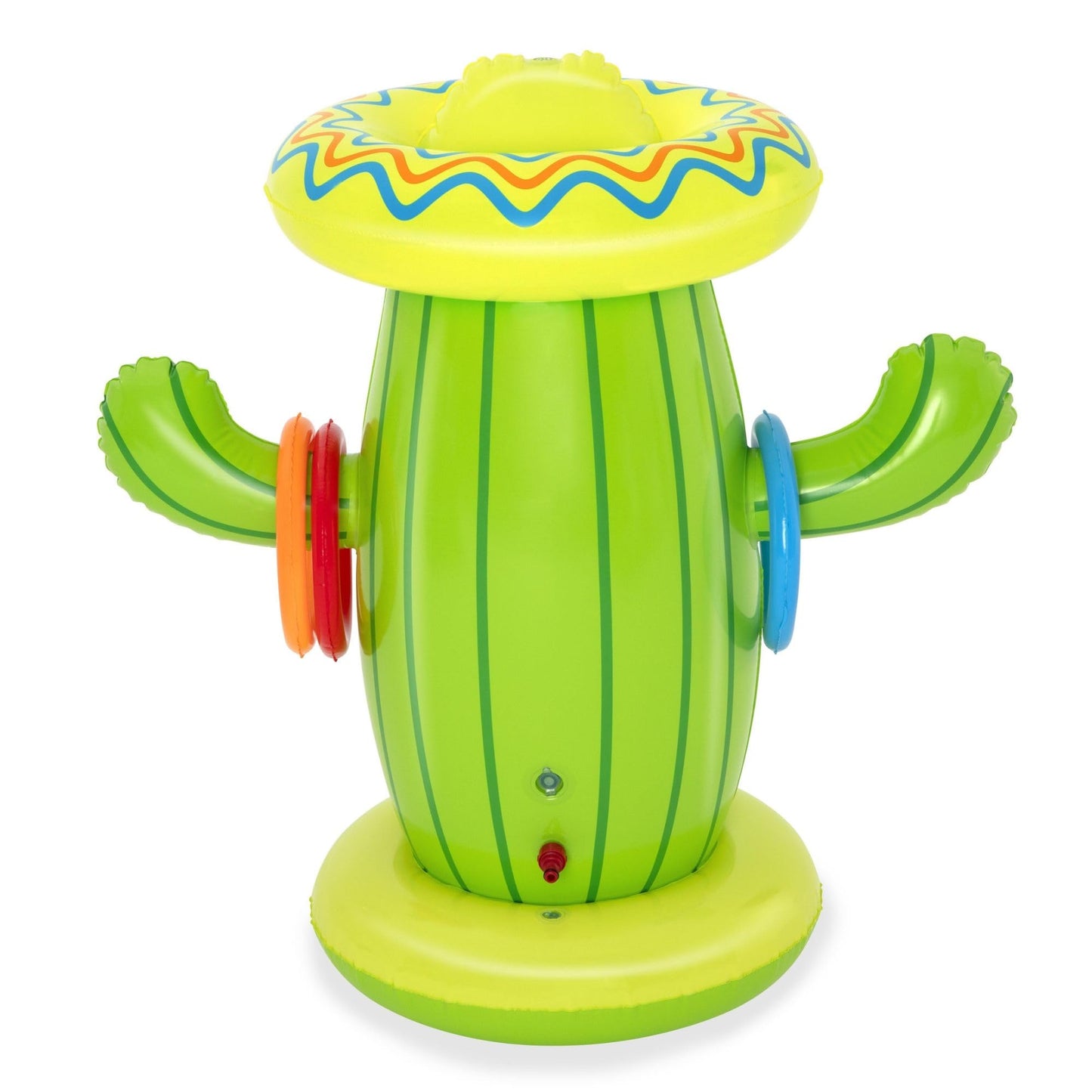 Bestway 52381 Inflatable sprinkler, Cacti water fun with ring toss, Summer Outdoor Games, Pvc