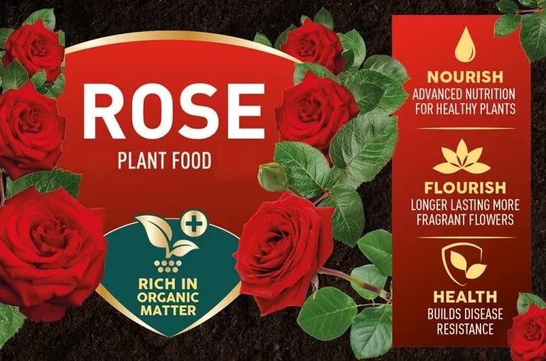 Rose Plants Feeding Bundle Horse Manure 3kg & Rose Feed Liquid 1L