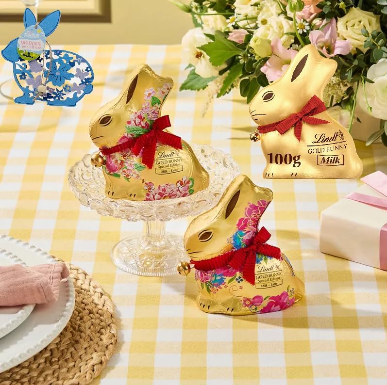 Lindt Milk Chocolate Easter Bunny β Pack of 3 x 100g