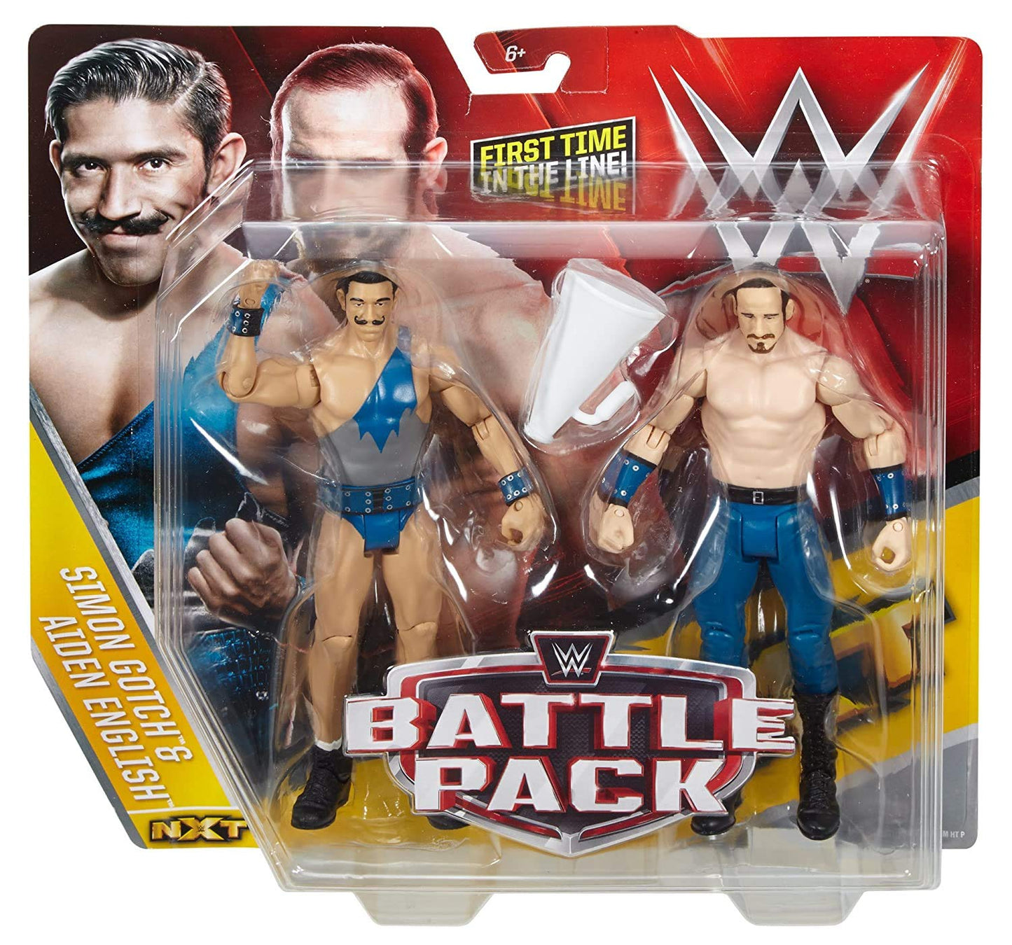 WWE Universe DJR95 Series 41 Battle Pack 2 Figures the Vaude Villains Simon Gotch and Aiden English