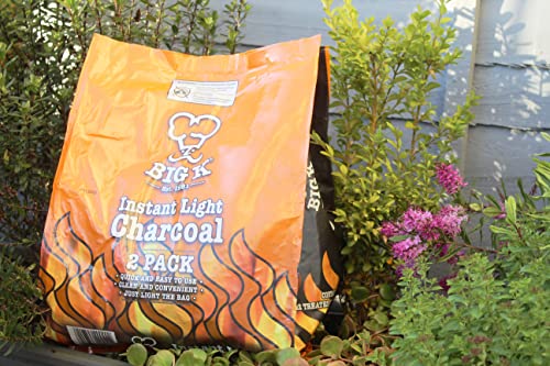 Instant Light Lumpwood Charcoal Bags 2x1kg