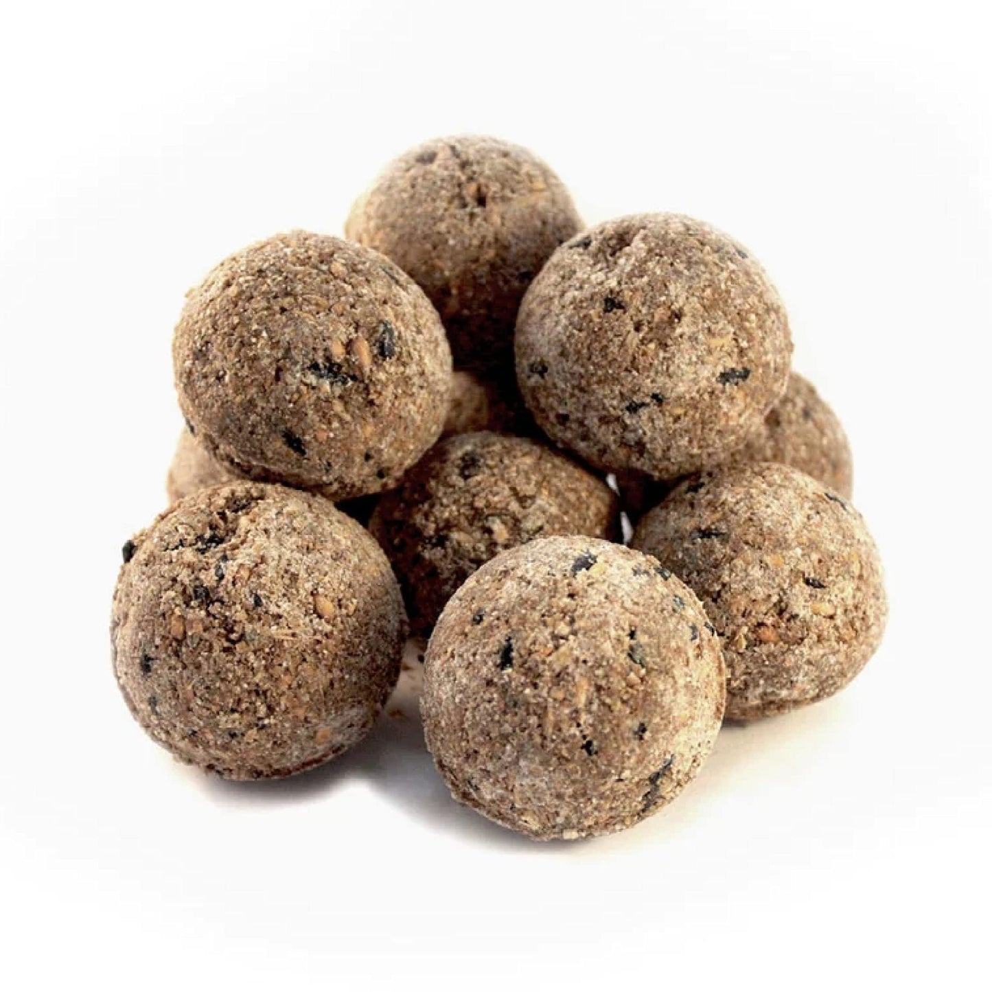 Bucktons High Energy Fat Balls - Box of 150 x 90g Boost Natural Suet Food for Wild Garden Birds. Great for Ground Feeder, Bird Tables. Comes with Topline Card.