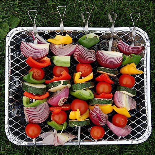 Big K Disposable Instant BBQ Tray - Pack of 3 All In One Barbecue Instant Light Charcoal Grill Trays with Topline Card. Ideal for Garden BBQs, Camping, Outdoor Parties and Picnics.