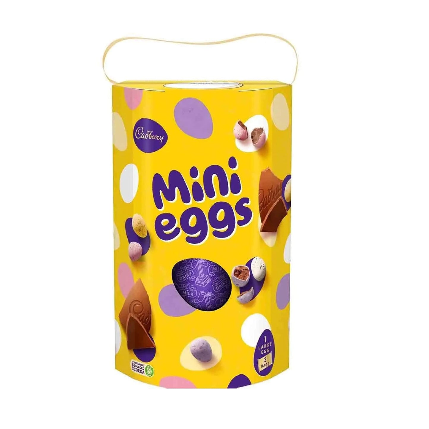 Cadbury Mini Eggs Easter Egg with Ribbon 232g