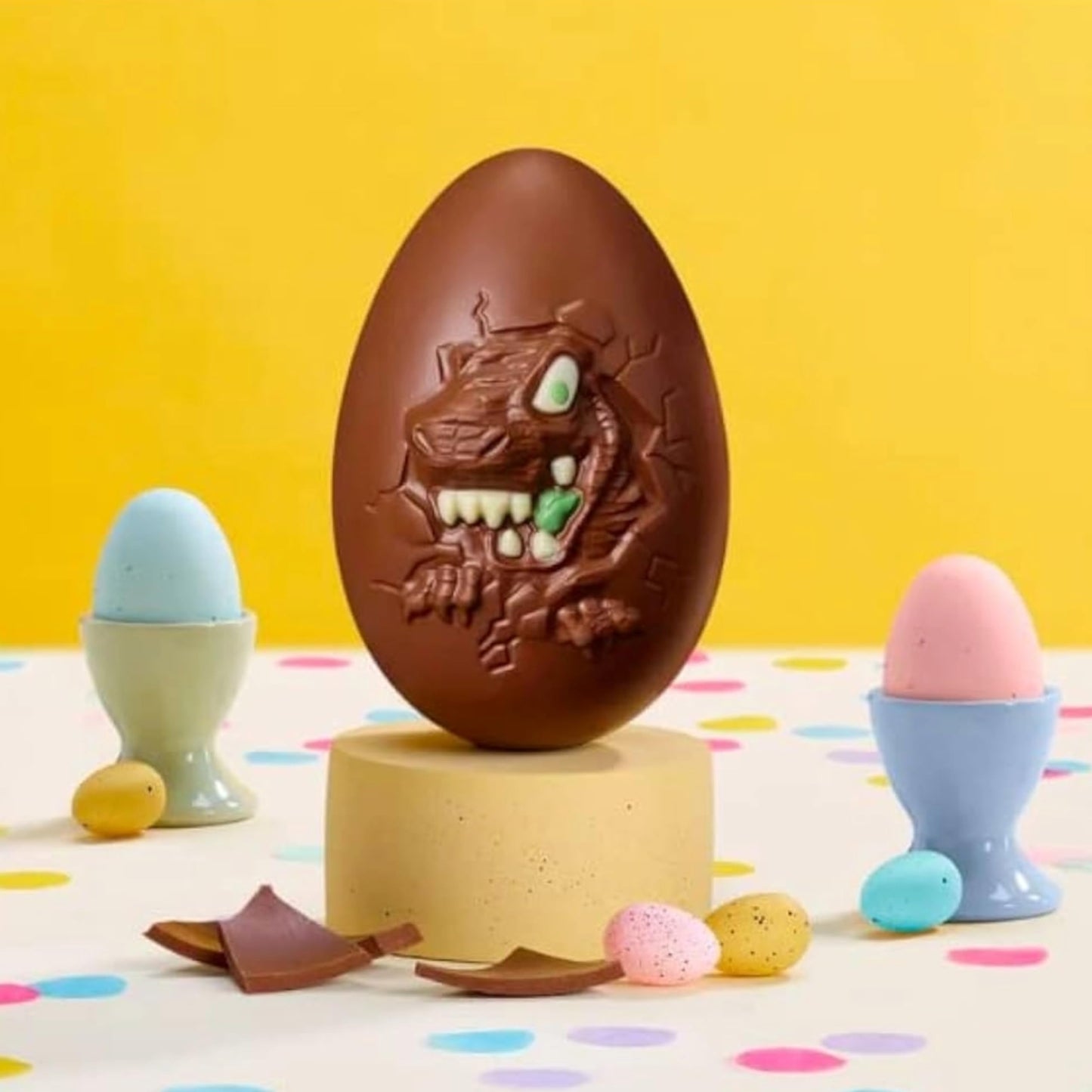 Thorntons Easter Milk Chocolate Dinosaur & Unicorn Eggs โ 2 x 151g Fun Gift Set