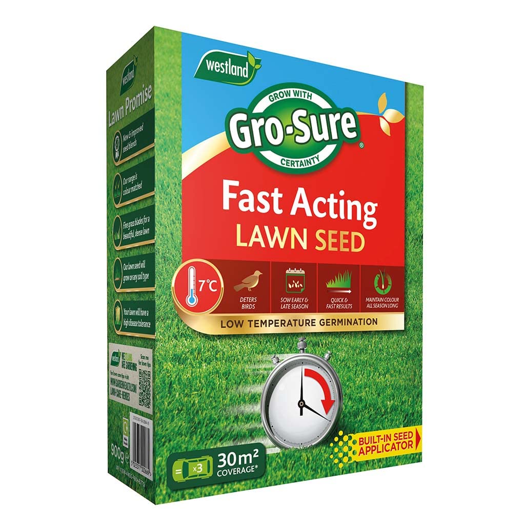 Gro-Sure Fast Acting Lawn Seed 10m²