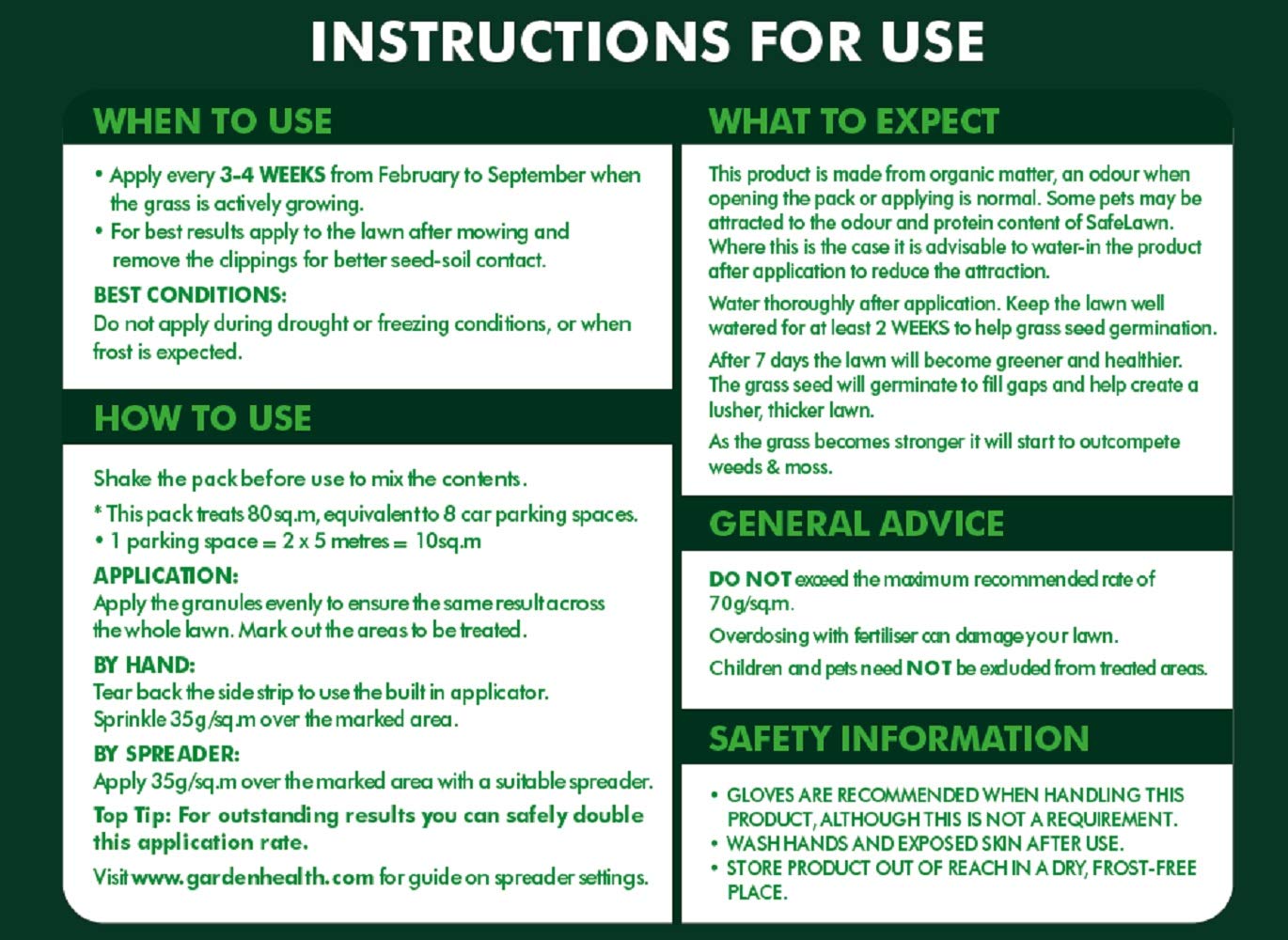Westland SafeLawn Child and Pet Friendly Lawn Care