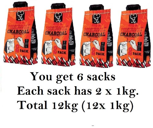 Instant Light Charcoal 12x1kg Bags