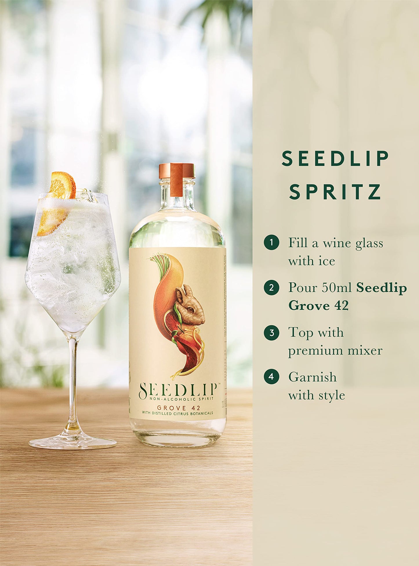 Seedlip Grove 42 Non-Alcoholic Spirit 70cl