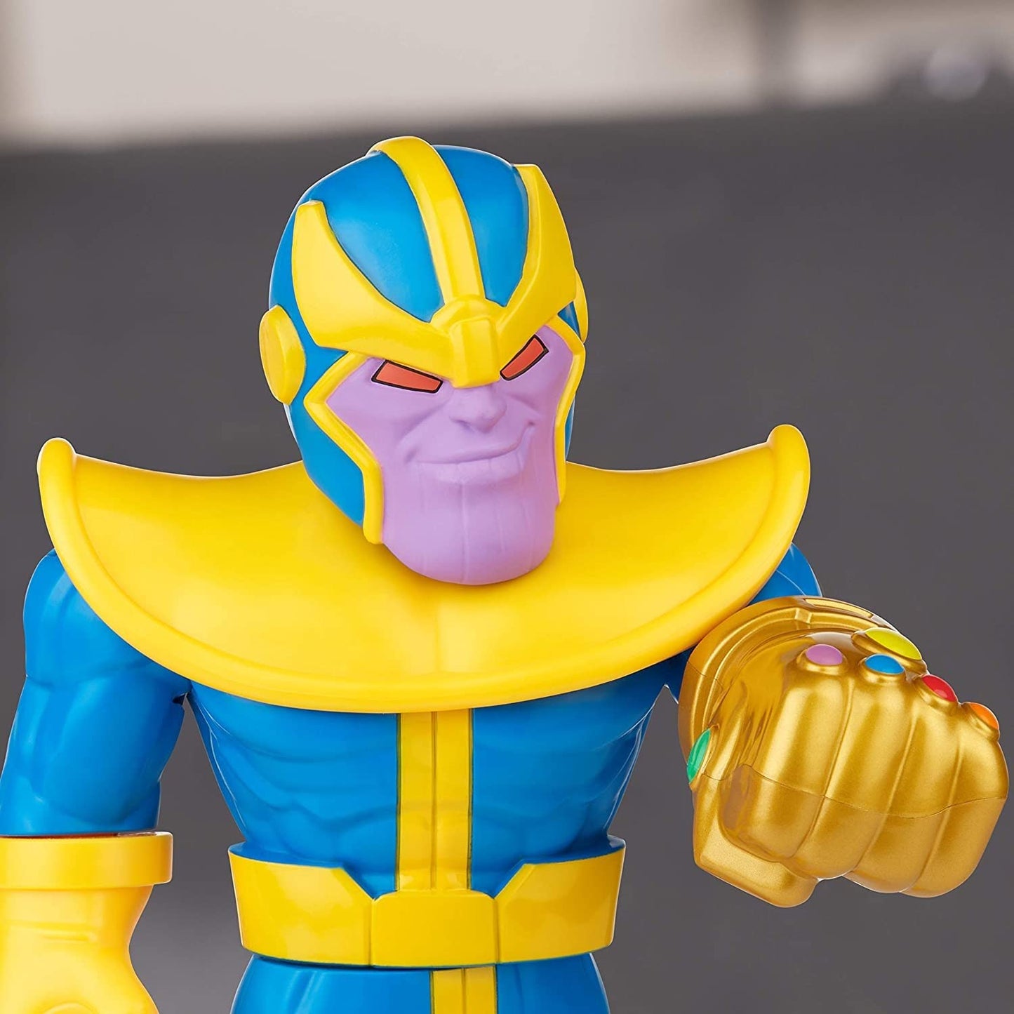 Playskool Heroes Mega Mighties Marvel Super Hero Adventures Thanos, Collectible 25-cm Action Figure, Toys for Children Aged 3 and Up