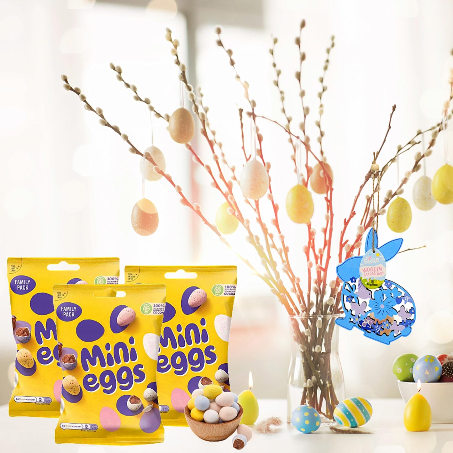 Cadbury Mini Eggs Sharing Bags β Pack of 3 x 270g
