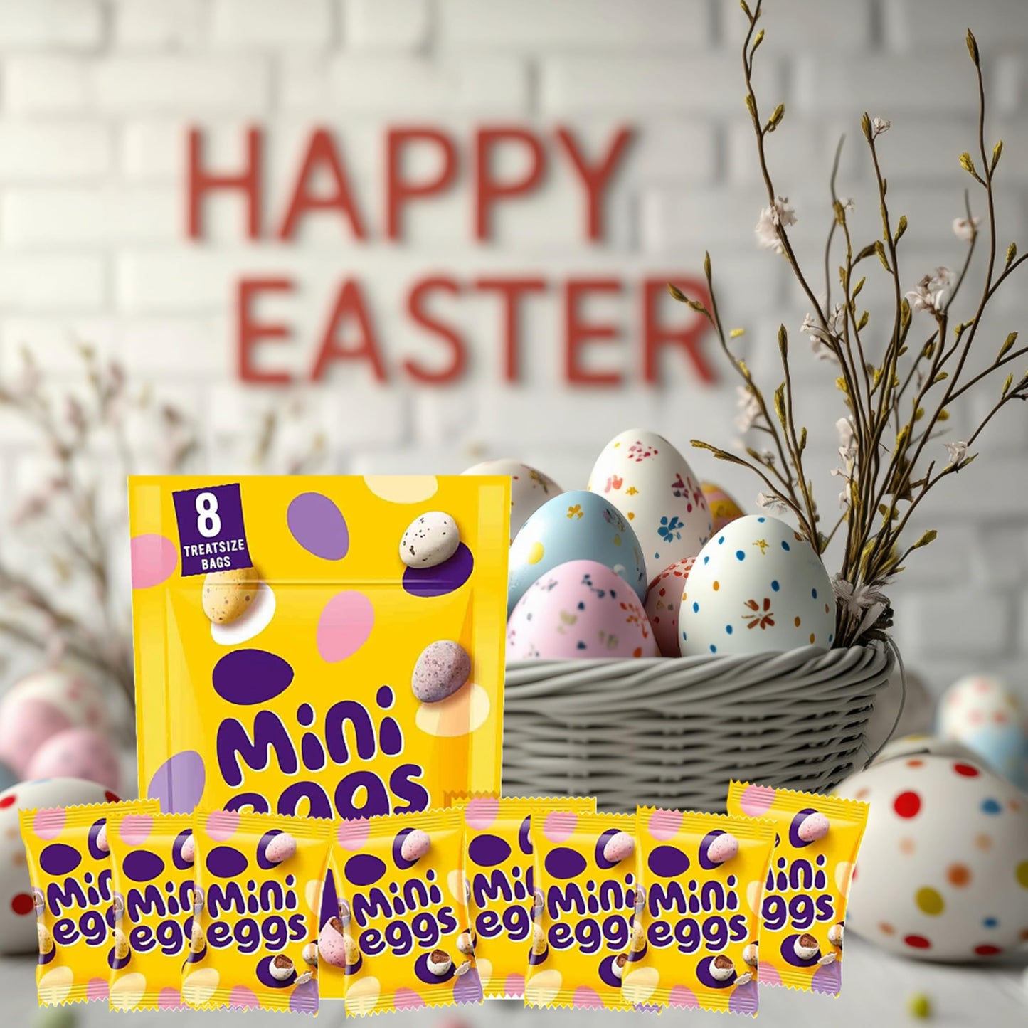 Cadbury Mini Eggs Pouch β 308g Resealable Bag