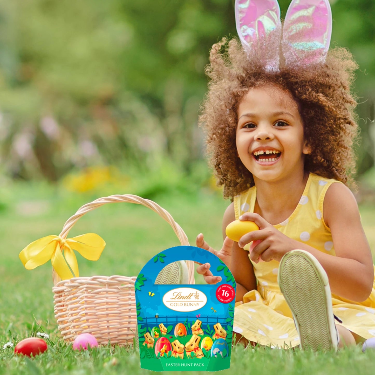 Lindt LINDOR Easter Eggs & Bunnies Hunt Pack β 160g