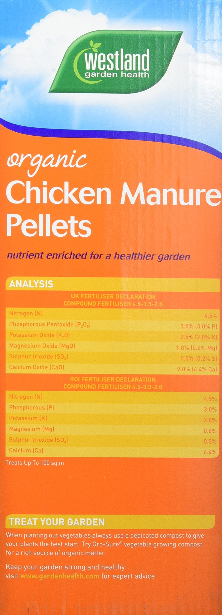 Westland Organic Chicken Manure 10kg