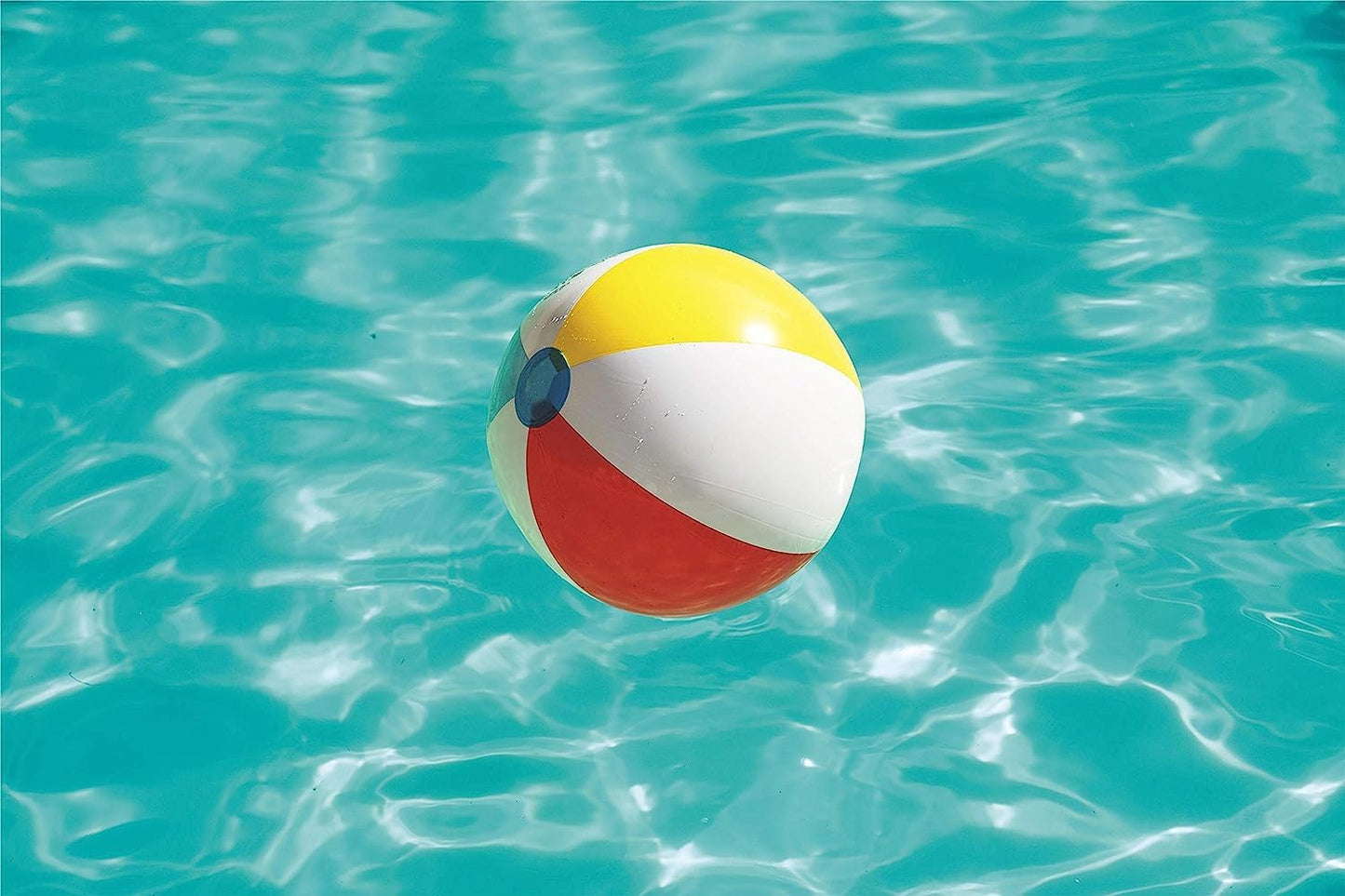 Bestway Swimming Pool Beach Ball - 3 x 20inch Multi-Coloured Beach Balls Inflatable Pool Floats with Unique Card. Pool Ball is Suitable for Holiday Games, Party Games for Kids.