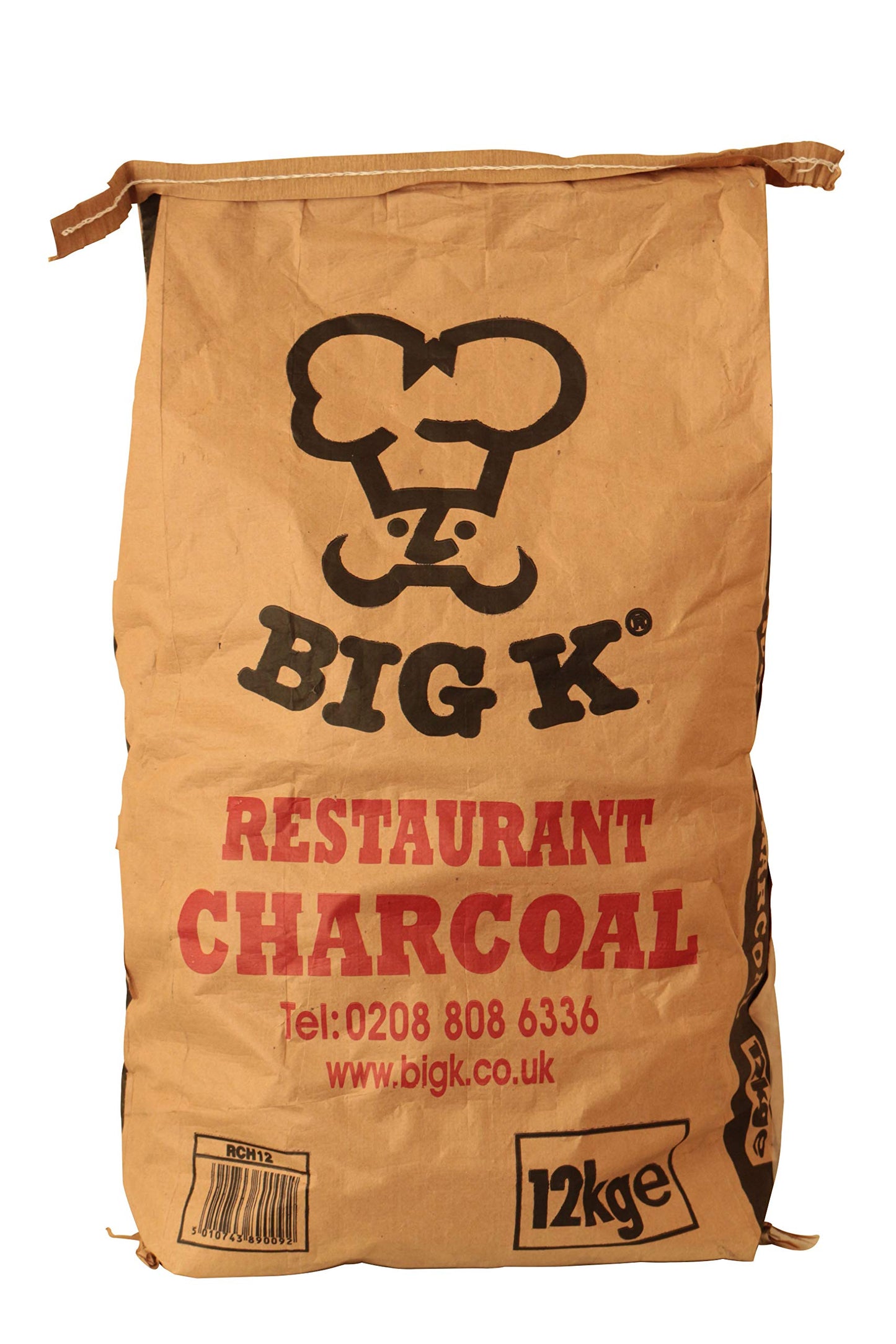 Big K Real Holzkohle Grillkohle, aus Hartholz, Restaurantqualität, für BBQ, Grillen, Öfen und Pizza-Backofen & Tigerbox-Sicherheitszündhölzer