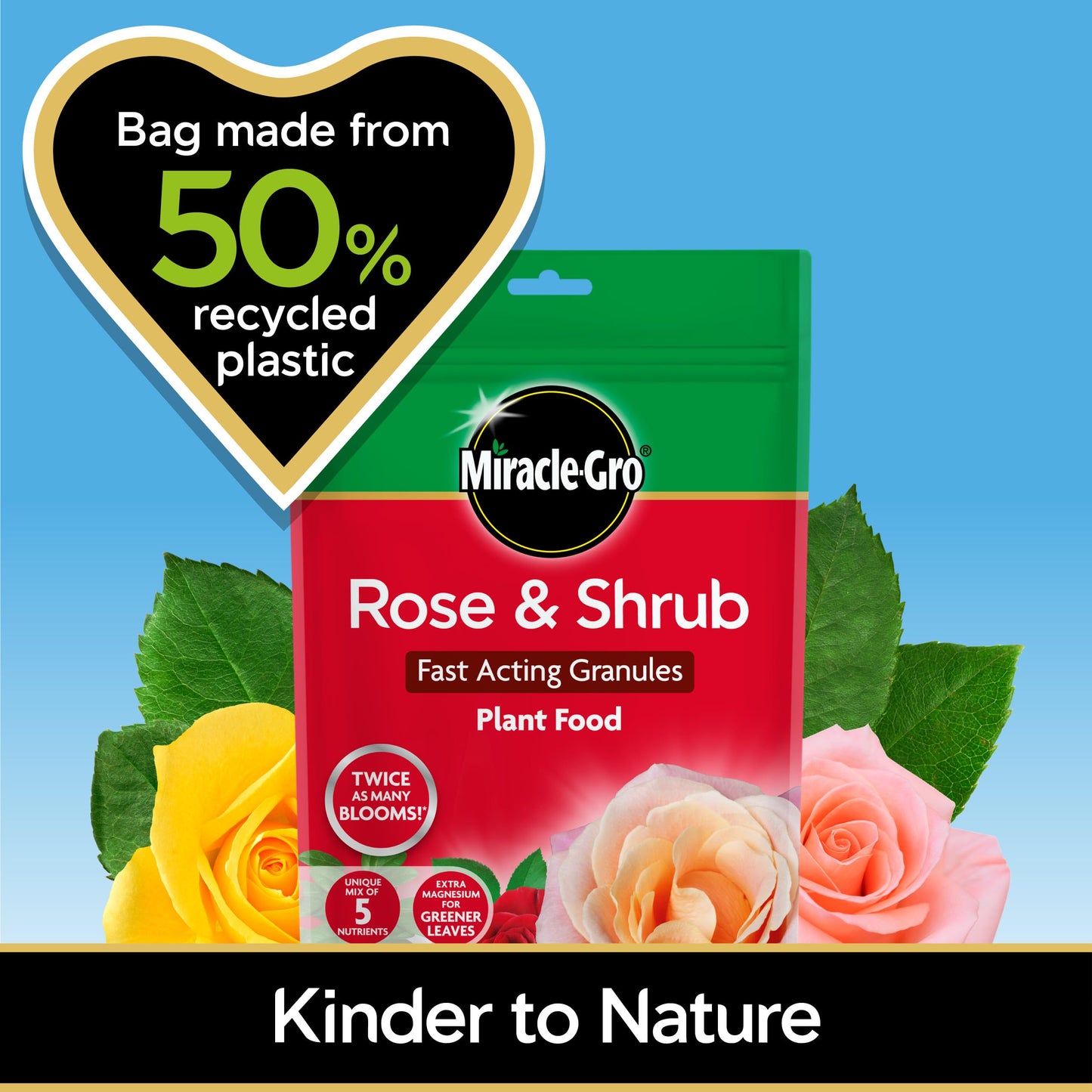 Miracle-Gro Rose & Shrub Concentrated Liquid Plant Food 800ml