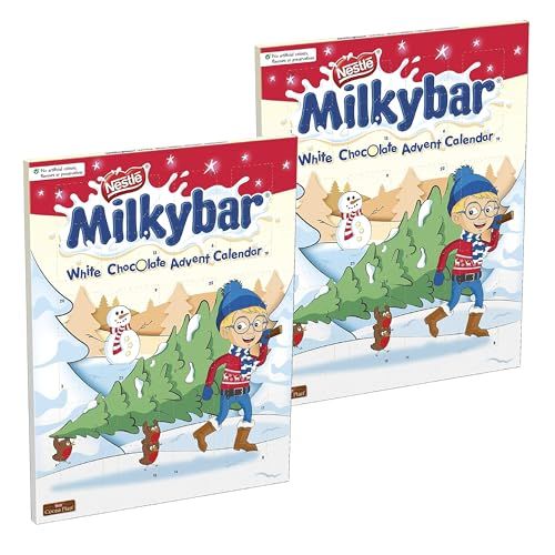Milkybar 2x85g Advent Calendar with Topline Card