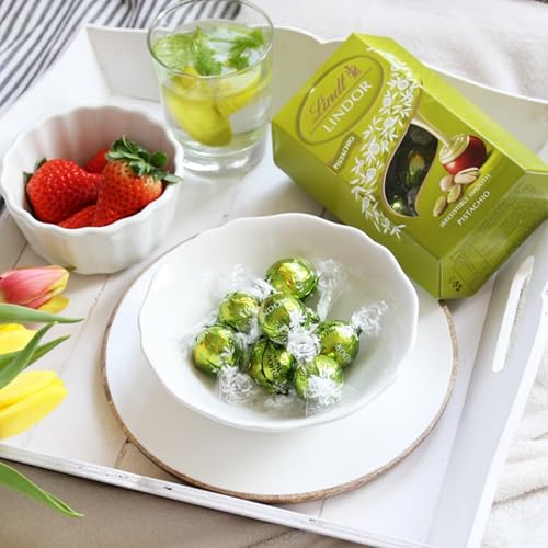 Pistachio Chocolate Truffles for Gifts - Selection of 2 x 200g Milk Smooth Pistachio Filling Chocolate Balls & 38g Milk Chocolate Bar with Topline Card. Chocolate Gifts for Women, Birthday Gifts