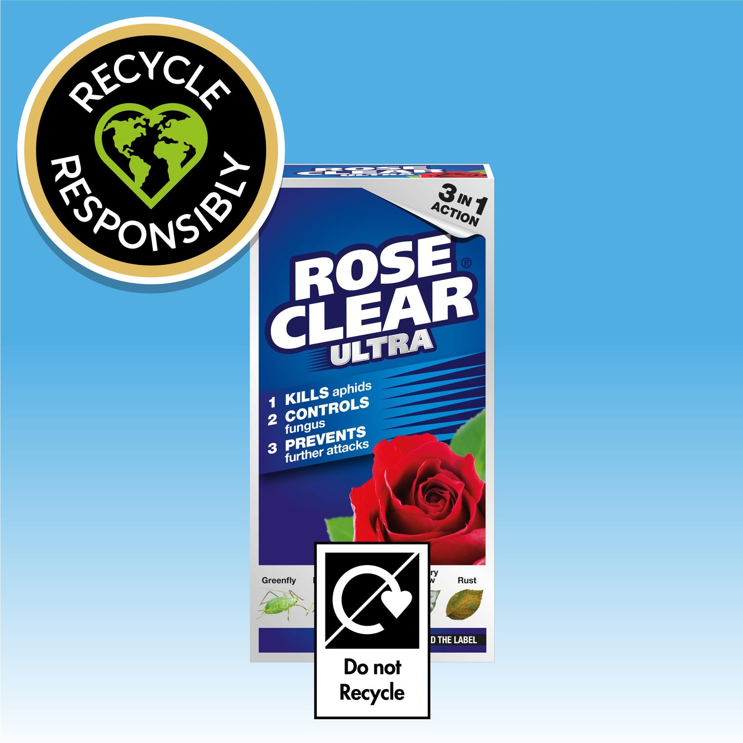 RoseClear Ultra Plant Protection Concentrate 3 in 1 200ml