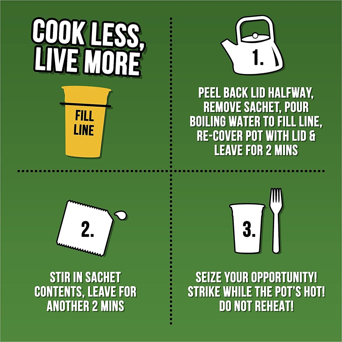 Chicken & Mushroom Pot Noodle Multipack - Pack of 12 x 90g Instant Pot Noodles with Topline Card. Chicken Soup Snack Pots Bulk Buy for Camping Food, Picnics or School Holidays.