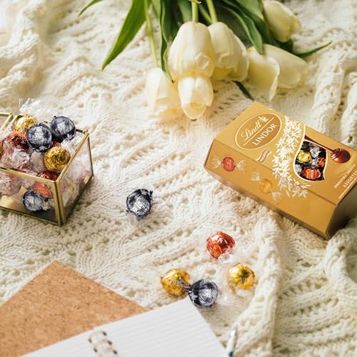 Chocolate Hamper for Birthday Gifts - Irresistible Smooth 3 x 38g Flavoured Chocolate Bars, Assorted Truffles Gift Box 200g & Swiss Milk Giant Chocolate 300g Chocolate Gifts for Women, Christmas Gifts
