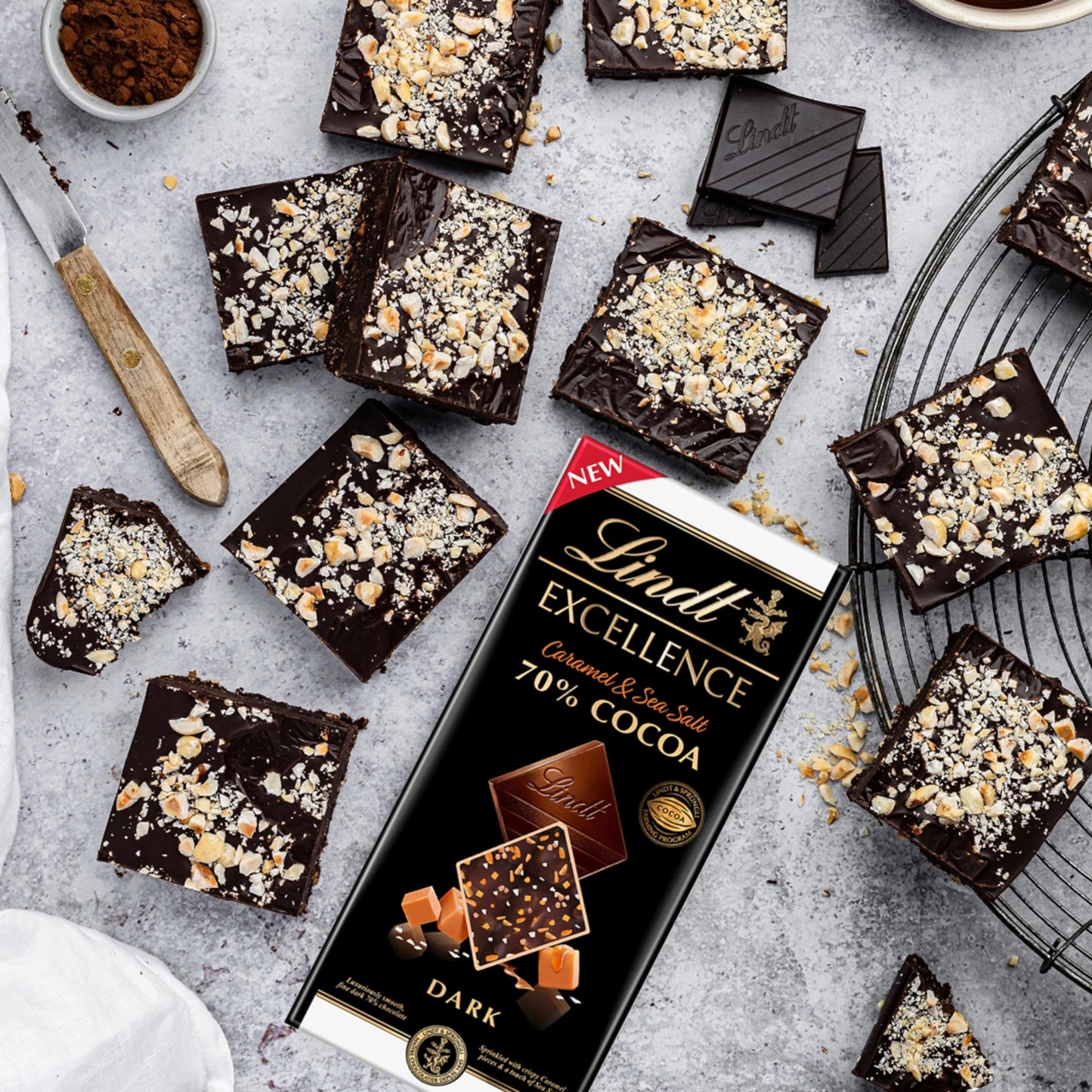 Excellence Chocolate Bars Bulk Buy - 3x100g Assorted 70% Cocoa Dark Chocolate Orange & Almond, Raspberry & Hazelnut, Caramel Sea Salt Chocolate Bulk with Card. Chocolate Gift for Her, Birthday Gifts