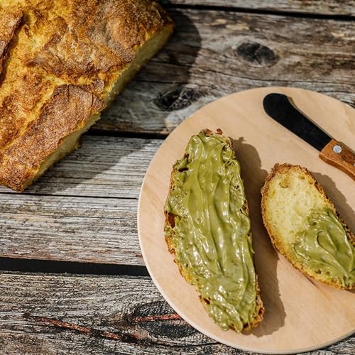 Pistachio Cream Paste Glass Jar - Italian Delight 600g Pistachio Paste Spreadable Butter with Topline Card. Pisti Pistachio Cream Cooking Cream for Pistachio Ice Cream, Sandwich Spread, Cake Baking