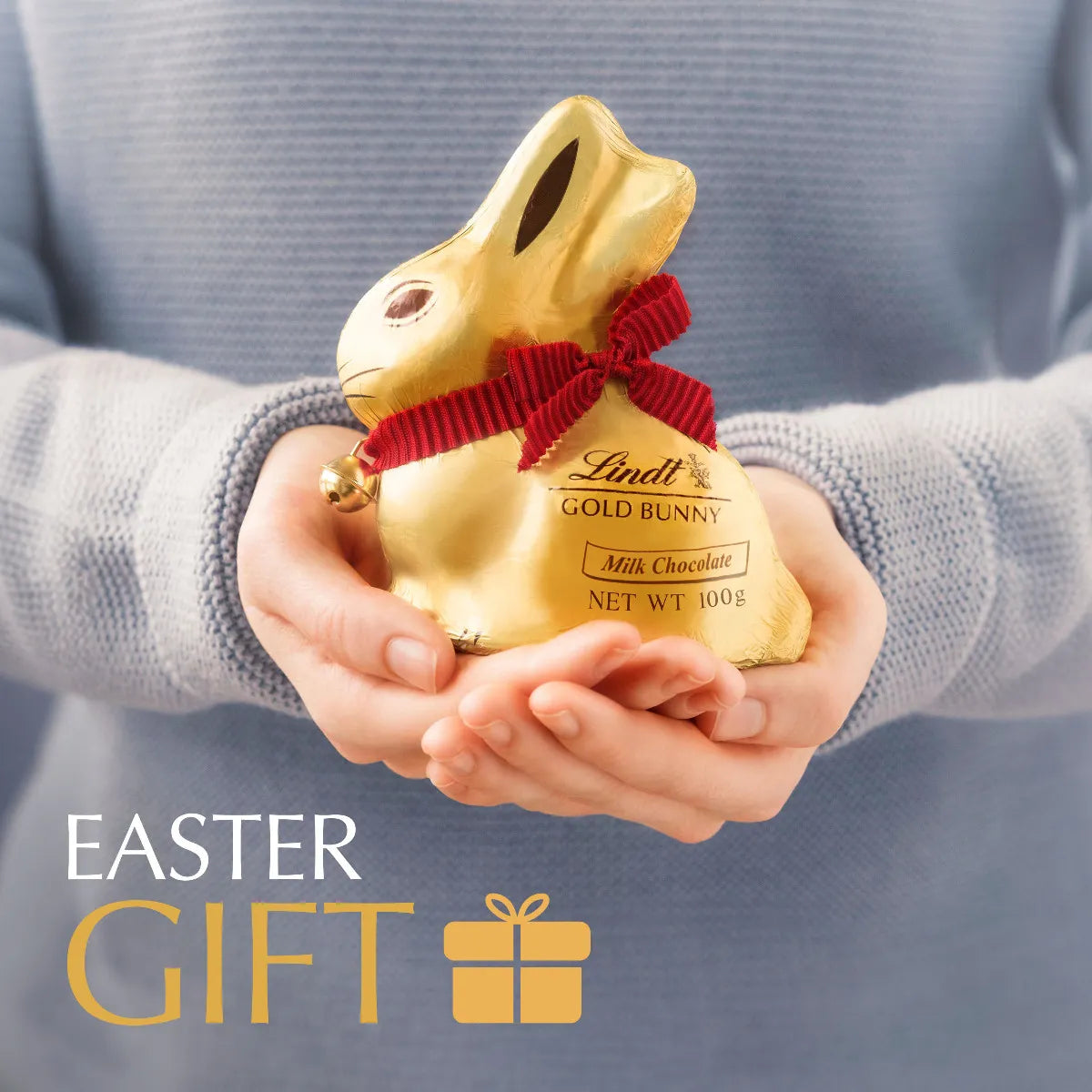 Lindt Chocolate Easter Bunny Assortment β 4 x 100g Bunnies (Milk, White, Salted Caramel & Strawberry White)