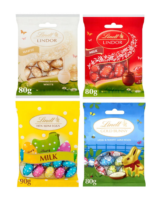 Lindt Mini Eggs Multipack – Assorted Easter Chocolates