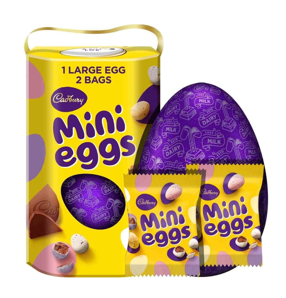 Cadbury Mini Eggs Easter Egg with Ribbon 232g