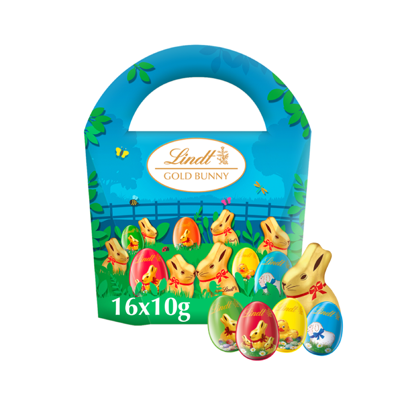 Lindt LINDOR Easter Eggs & Bunnies Hunt Pack β 160g