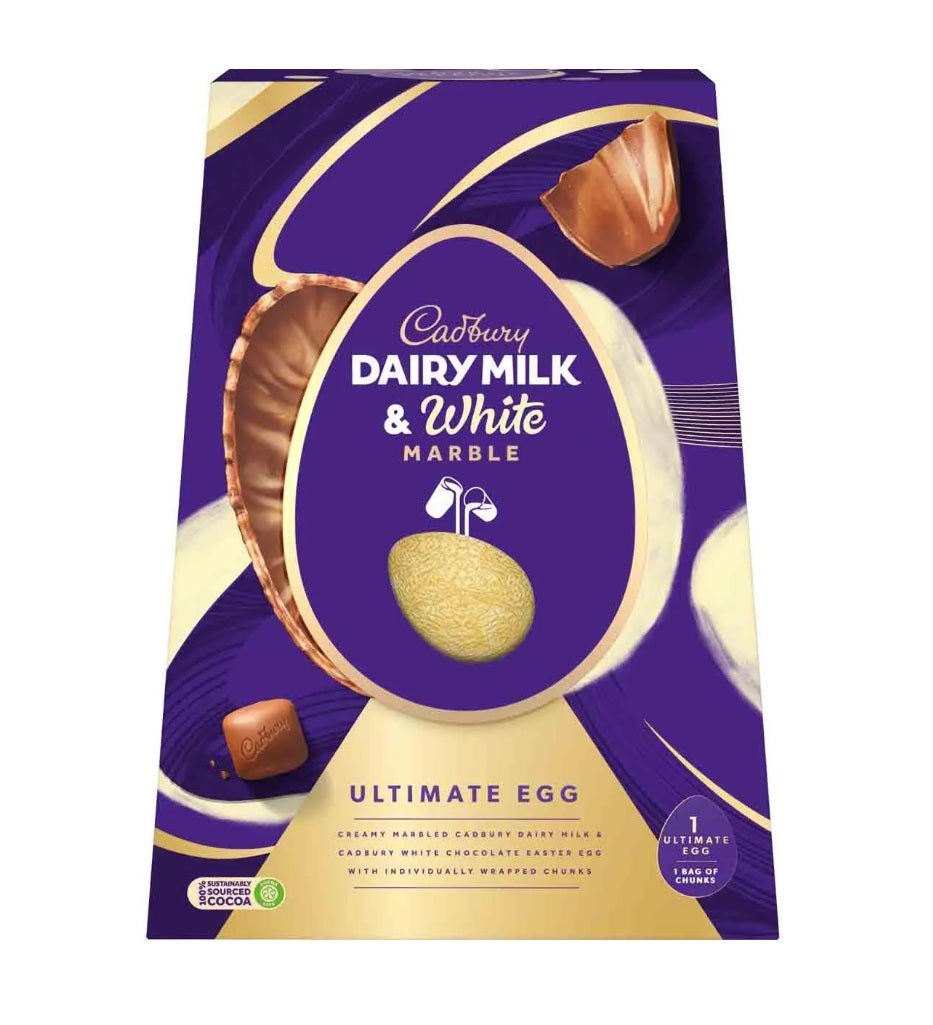 Cadbury Dairy Milk Marble Chocolate Easter Egg 372g