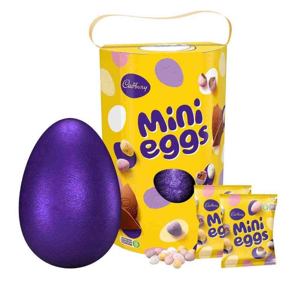 Cadbury Mini Eggs Easter Egg with Ribbon 232g