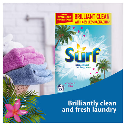 Surf Coconut Bliss for Fabric Care Laundry Powder for Brilliantly Clean Laundry Every Time 1.15 kg 23 Washes (Pack of 4)